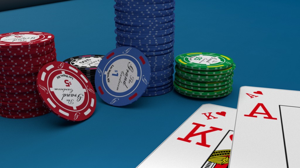 Poker Table and a lucky player preview image 2